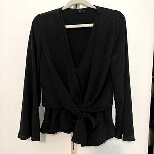 Top shop deep v blouse